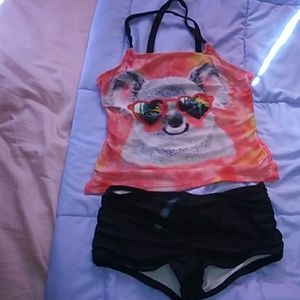 Girls 2 piece swimsuit